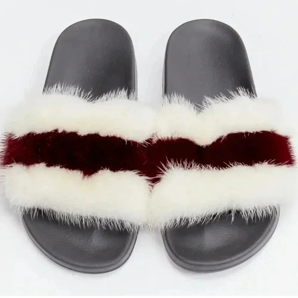Givenchy mink fur slides size 6 - Picture 5 of 5